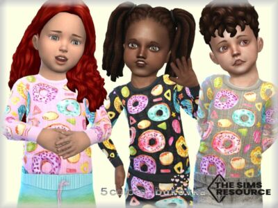 Donut Shirt By Bukovka Sims 4 CC