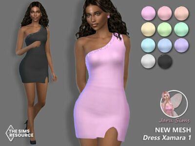 Dress Xamara 1 – NEW Mesh Sims 4 CC