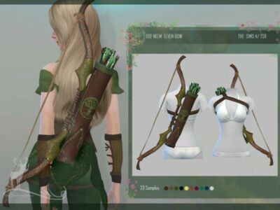 DSF Neem Elven BOW By Dansimsfantasy Sims 4 CC