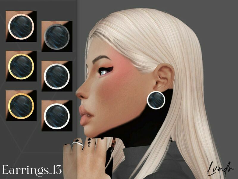 Earrings_13 By Lvndrcc Sims 4 CC