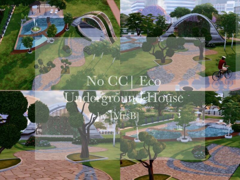 ECO Underground House |CC Free By Mrsbarbiex3 Sims 4 CC