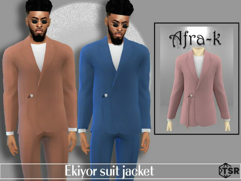 Ekiyor Suit Jacket By Akaysims Sims 4 CC