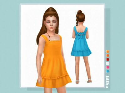 Elaila Dress By Lillka Sims 4 CC