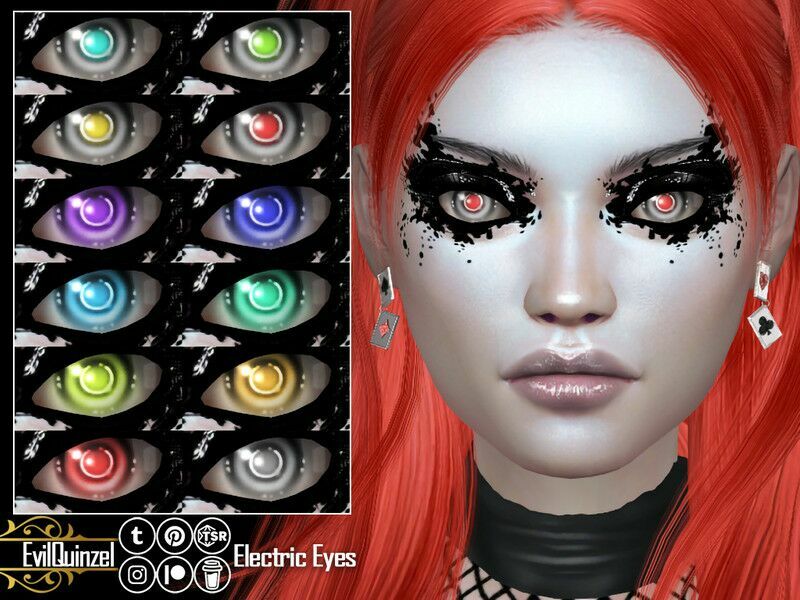 Electric Eyes Sims 4 CC