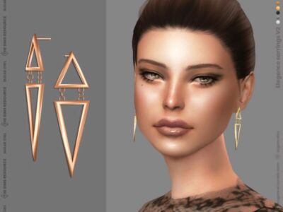 Elegance Earrings V2 Sims 4 CC