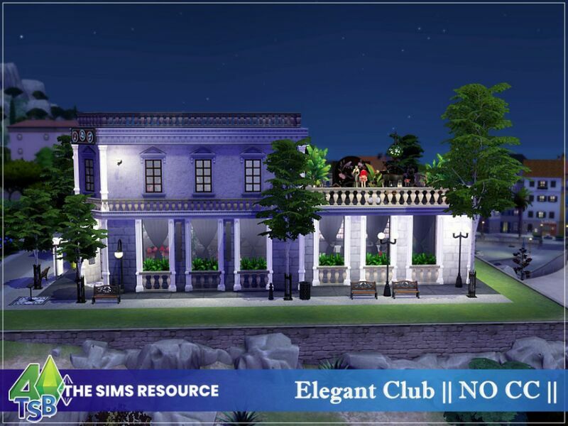 Elegant Club || NO CC || By Bozena Sims 4 CC