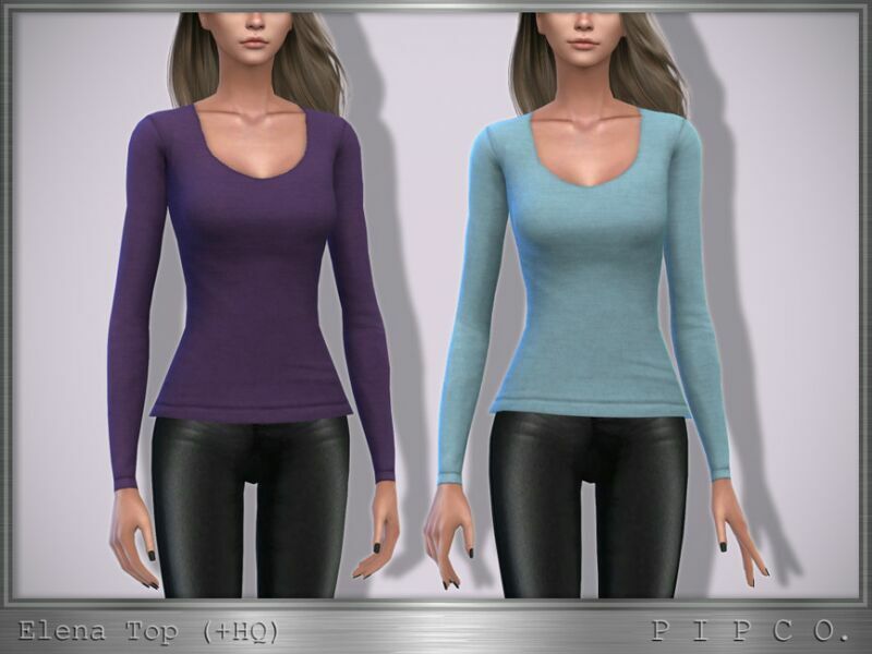 Elena TOP. By Pipco Sims 4 CC