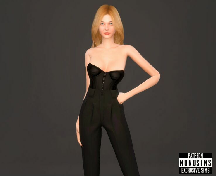 sims 4 cc elle fanning sims by monosims 3