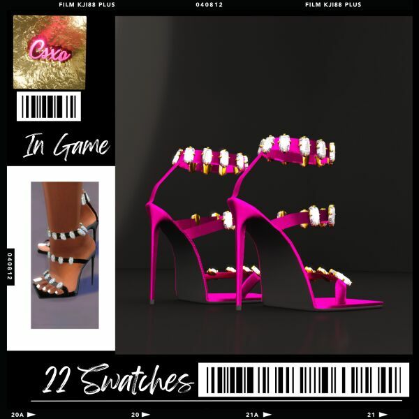 sims 4 cc embellished heels 2