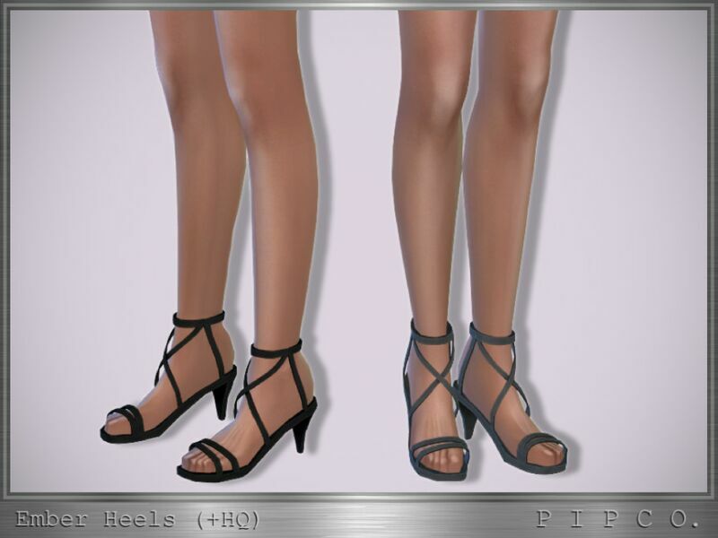 Ember Heels. By Pipco Sims 4 CC