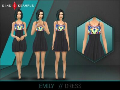 Emily Dress Sims 4 CC