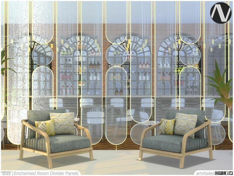 Enchanted Room Divider Panels By Artvitalex Sims 4 CC