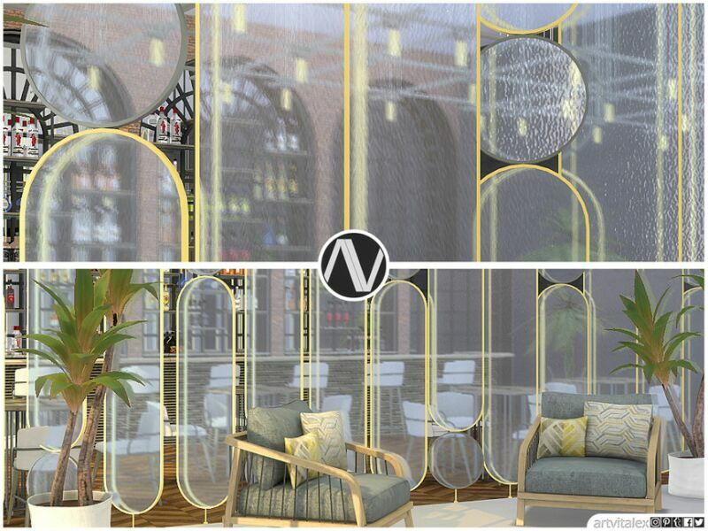 sims 4 cc enchanted room divider panels by artvitalex 4