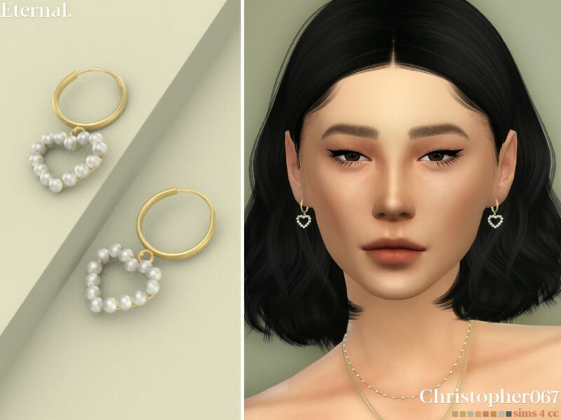 Eternal Earrings By Christopher067 Sims 4 CC