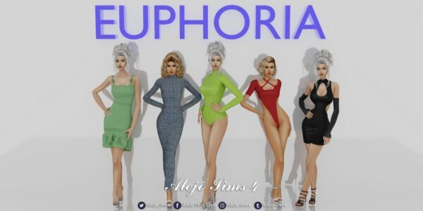 Euphoria Collection: June 2022 Sims 4 CC