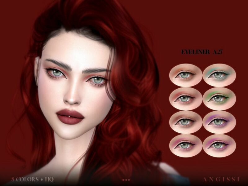 Eyeliner-A27 By Angissi Sims 4 CC