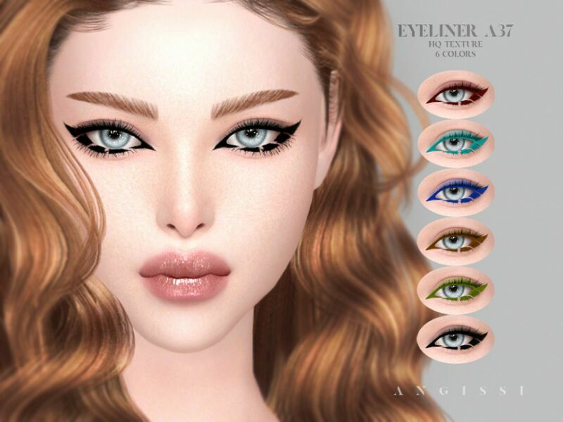 Eyeliner A37 By Angissi Sims 4 CC