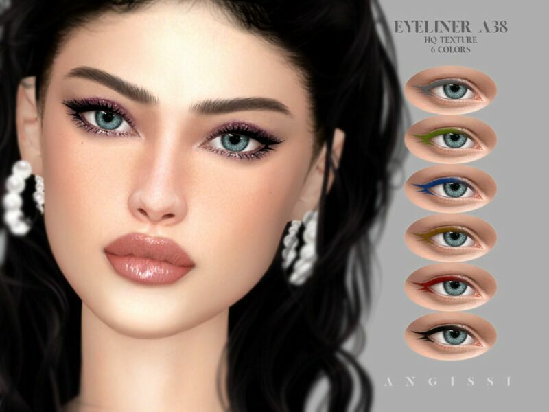 Eyeliner A38 By Angissi Sims 4 CC