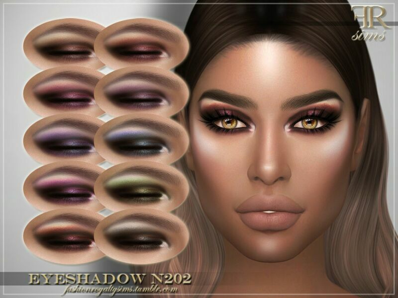 Eyeshadow N202 By Fashionroyaltysims Sims 4 CC