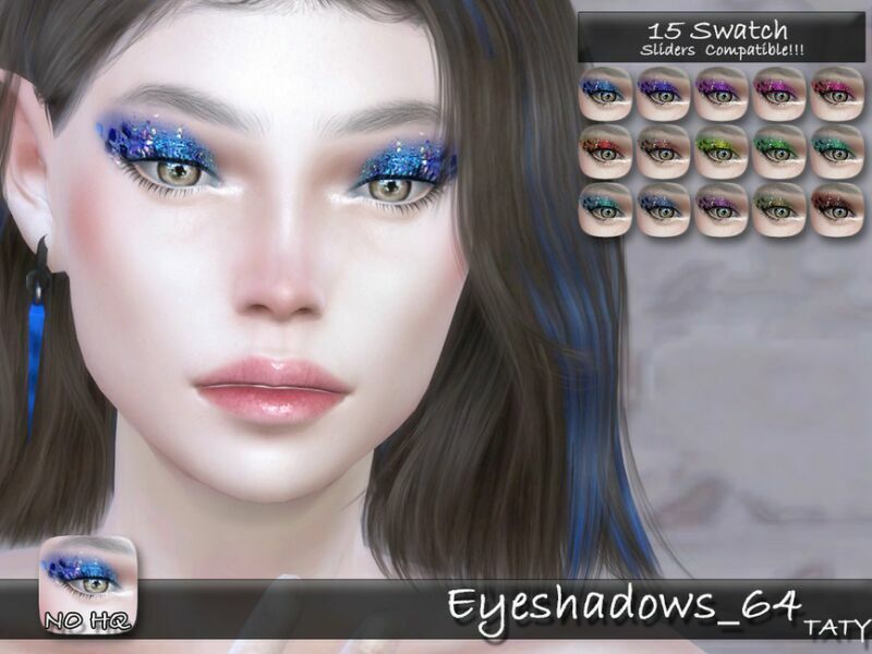 Eyeshadows_64 By Tatygagg Sims 4 CC