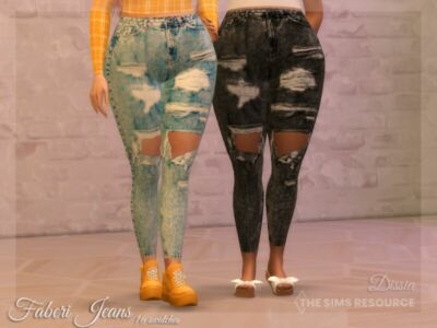 Faberi Jeans By Dissia Sims 4 CC