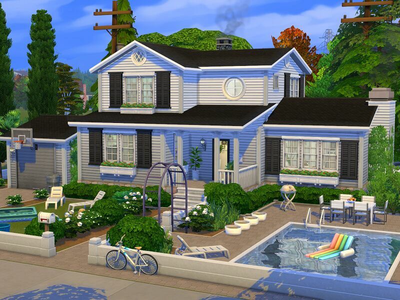 Family Dream Home – NO CC By Flubs79 Sims 4 CC