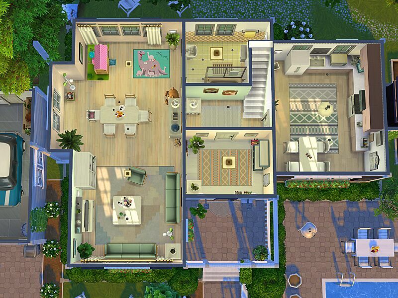 sims 4 cc family dream home no cc by flubs79 7