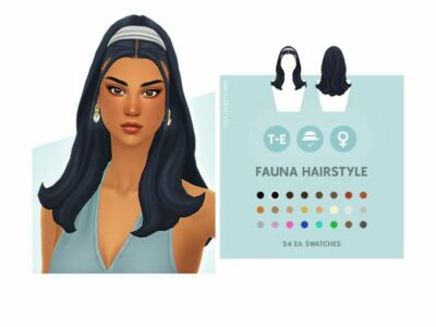 Fauna Hairstyle / Female Sims 4 CC