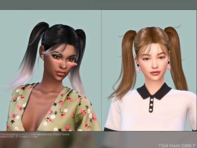 Female Hair G86 By Daisy-Sims Sims 4 CC