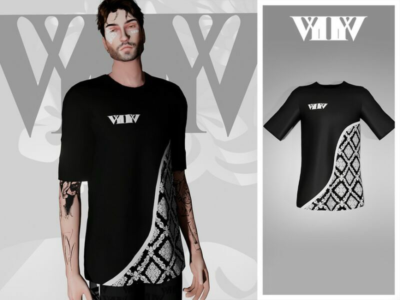 FEV22 – Shirt II [Male] Sims 4 CC