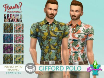 Ffsg Gifford Polo By Simmiev Sims 4 CC