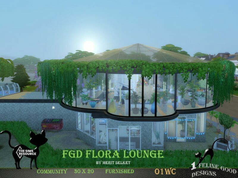 sims 4 cc fgd flora lounge 2