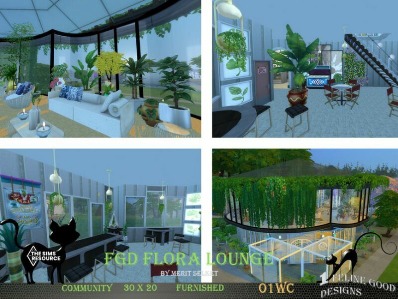 sims 4 cc fgd flora lounge 7