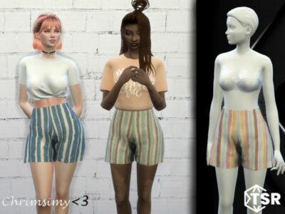 Flare Shorts By Chrimsimy Sims 4 CC