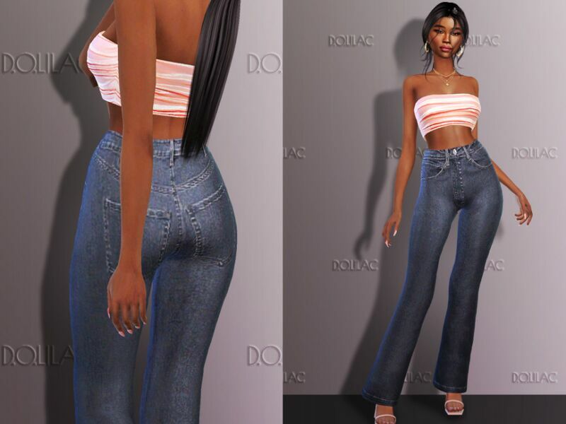 Flared Jeans [SET] DO301 Sims 4 CC