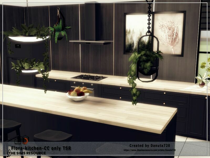 sims 4 cc flora kitchen cc only tsr by danuta720 6