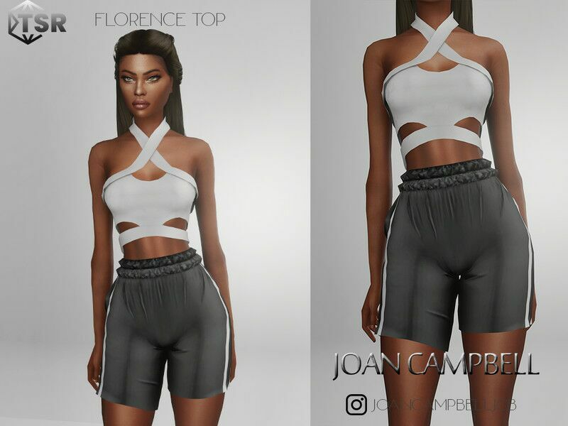 “Florence TOP / Everyday” Sims 4 CC