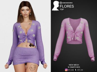 Flores (TOP) Sims 4 CC