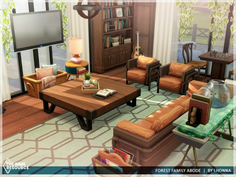 sims 4 cc forest family abode no cc by lhonna 4