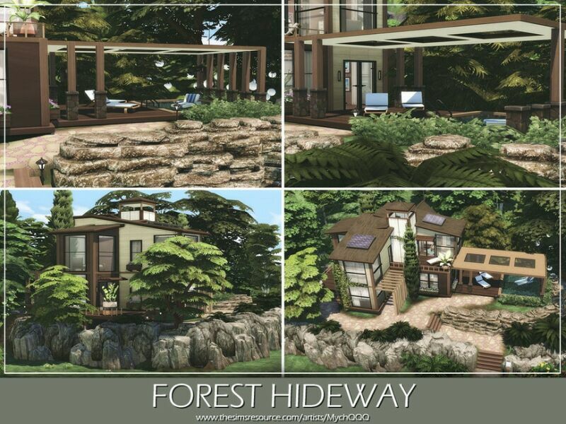 sims 4 cc forest hideway by mychqqq 2