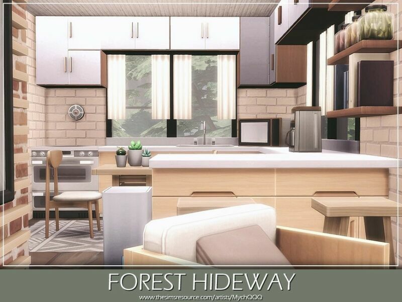 sims 4 cc forest hideway by mychqqq 4