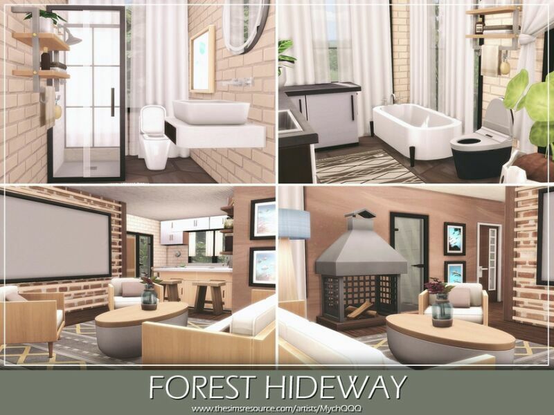 sims 4 cc forest hideway by mychqqq 6