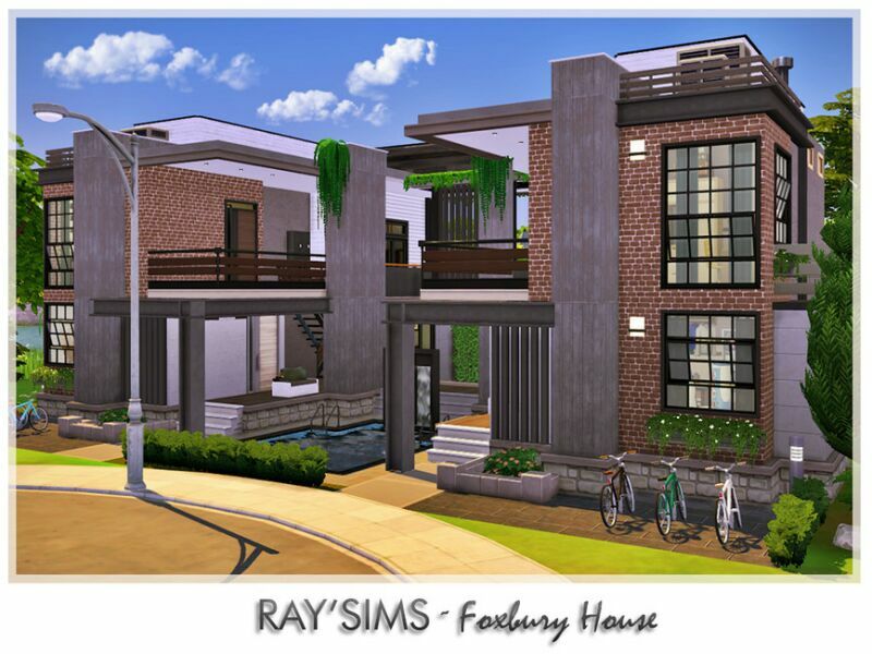 sims 4 cc foxbury house university housing 2