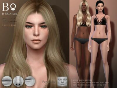 Freckle Female Overlay Skintones By S-Club Sims 4 CC