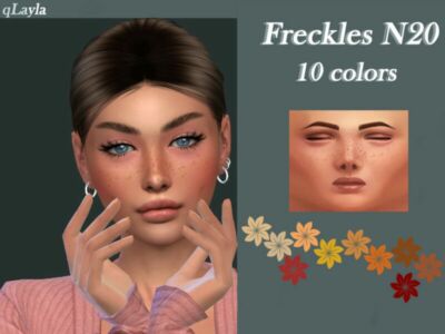 Freckles N20 By Qlayla Sims 4 CC