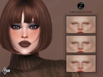 Freckles Z28 By Zenx Sims 4 CC