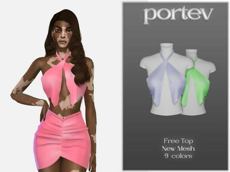 Free TOP By Portev Sims 4 CC