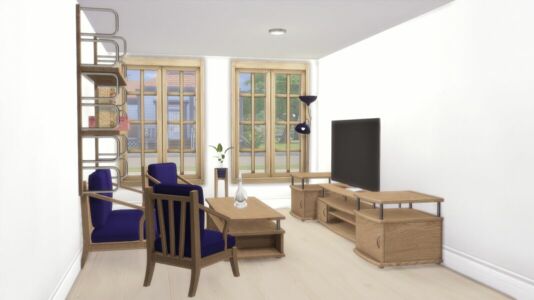 Furinno Living Room SET Sims 4 CC