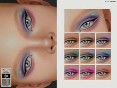 Galaxy Eyeshadow | N61 By Cosimetic Sims 4 CC