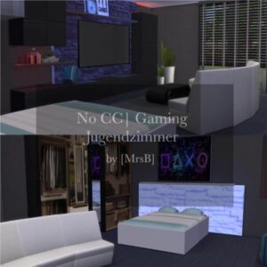 Gaming Jugendzimmer |CC Free By Mrsbarbiex3 Sims 4 CC